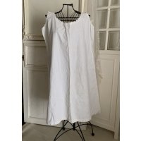 フランスアンティーク コットンリネンイニシャルワンピース