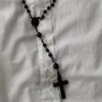 画像7: ロザリオ　十字架ネックレス　黒