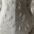 画像13: ポーセリン 白磁 花瓶　花柄