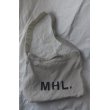 画像1: MHL,リネン麻　ロゴ　２WAYバッグ (1)