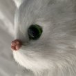 画像3: リアル　白猫　置物 (3)