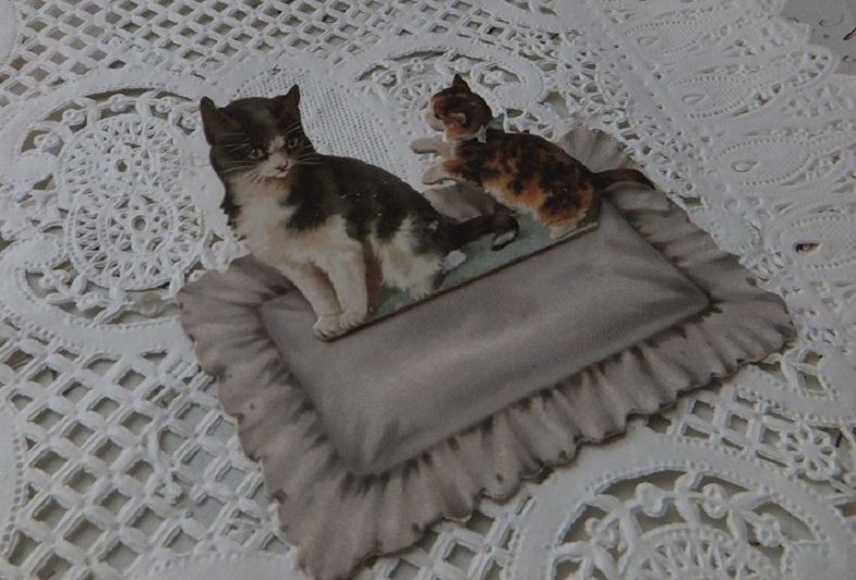 画像: 猫立体クロモスカード