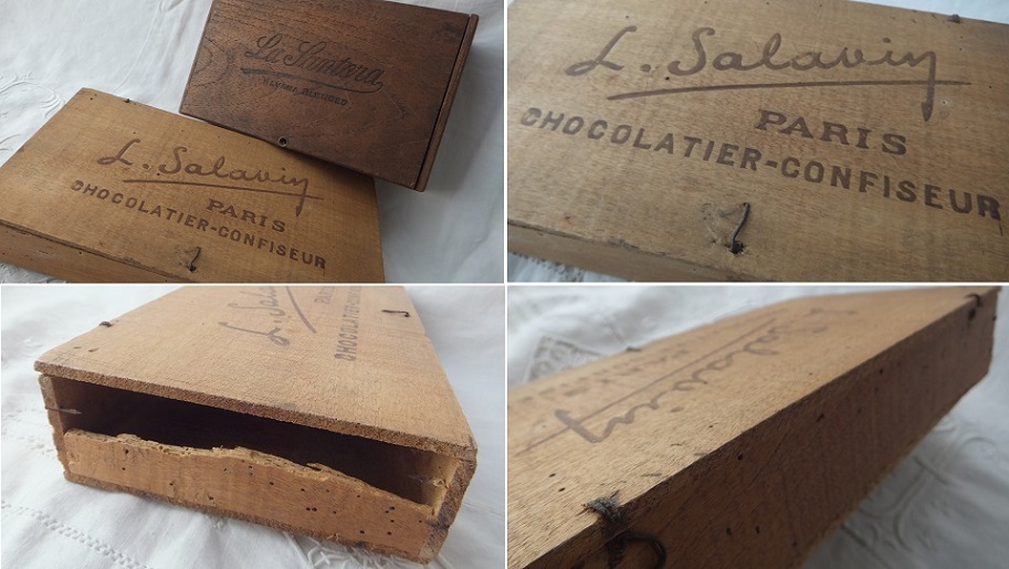 画像: チョコレート木箱　ジャンク