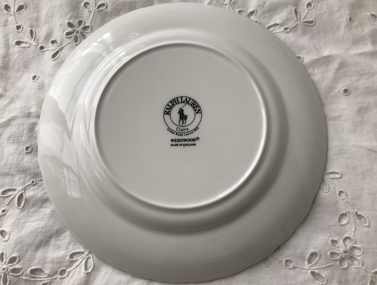 画像: RALPH LAUREN × WEDGWOOD リボンプレートM