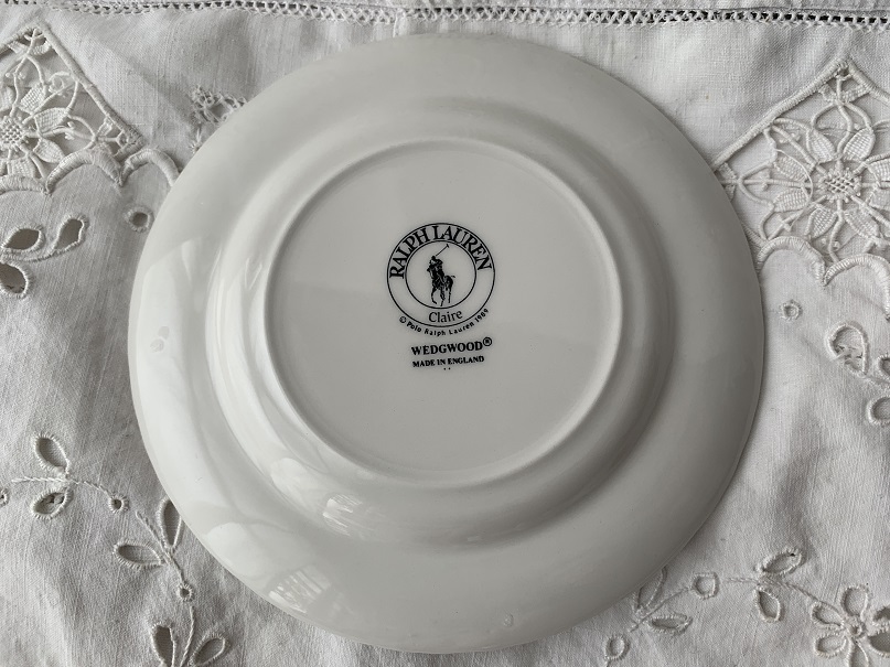 画像: RALPH LAUREN × WEDGWOOD リボンプレートS　再入荷